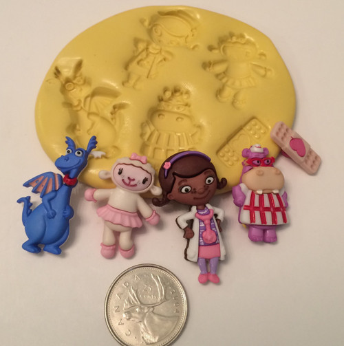 Doc Mc stuffins Silicone Mold Set